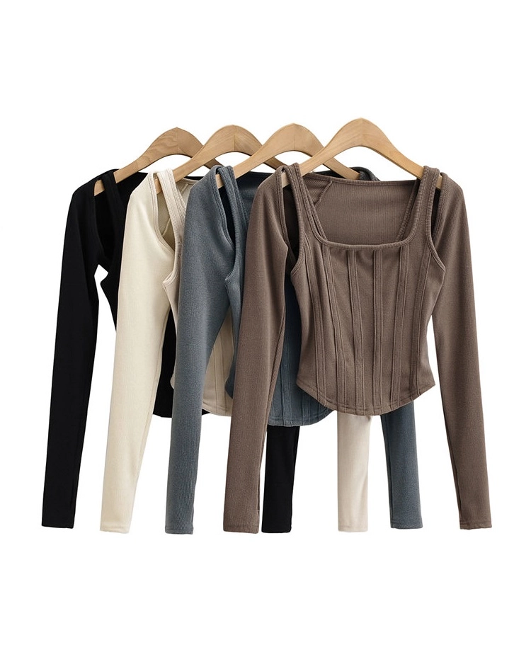 aespa - aespa カリナ着用　soduk patchwork knit tops ☆Aespa カリナ 着用！！【LARTIGENT】L6 COLORBLOCK KNIT ZIPUP