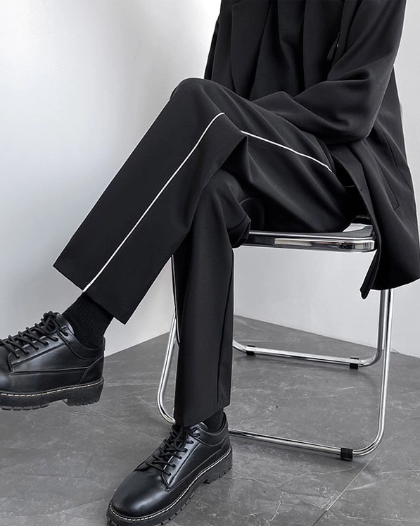 スーツ ourhour design pants black/gray New Yorker Pants in Sumi Black – Blue Owl Workshop