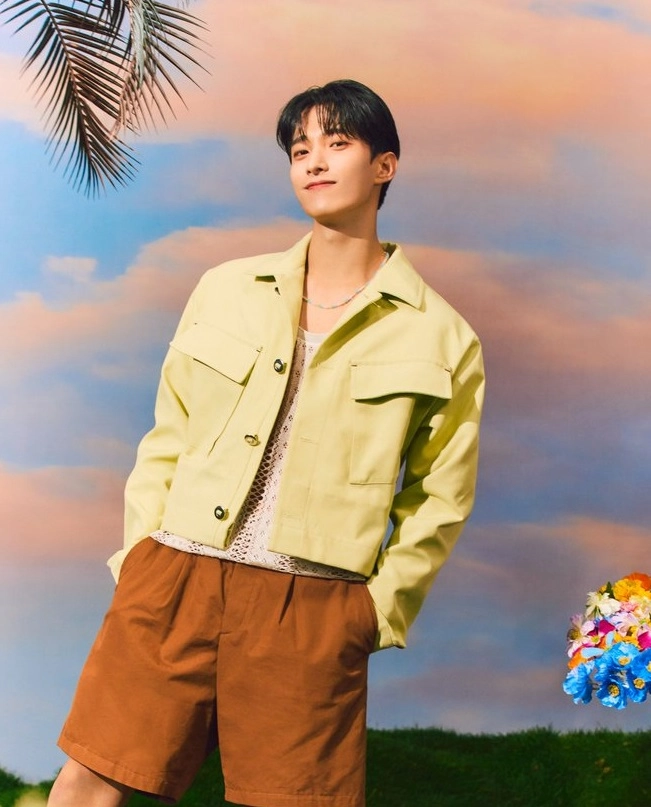 SEVENTEEN ピケット　DK Beige Front Pocketed Jacket | DK - Seventeen - Fashion Chingu