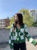 Green-Fluffy-Checkered-