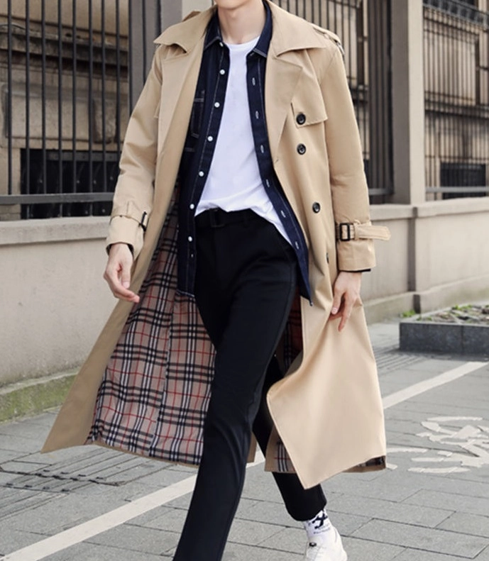 Beige Trench Coat | Jongho - ATEEZ - Fashion Chingu