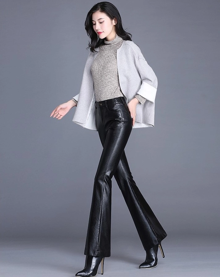ふくすけ　moontreeplanet too fatty pants Mooncat print - unisex wide-leg pants | GroovekittyShop