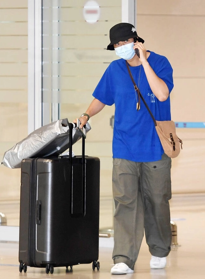 Brown Messenger Canvas Bag | RM - BTS - Fashion Chingu