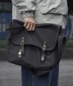 Brown Messenger Canvas Bag | RM - BTS - Fashion Chingu