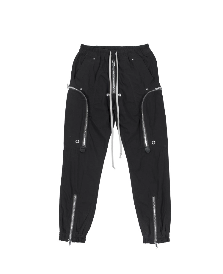[ NERDY ]★24SS★韓国人気★CONCEAL ZIPPER WOVEN PANTS EsEico Womens Solid Wide Leg Khaki Pants Zipper Loose Long
