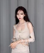 Grey Cut-Out Halter Top | Karina - Aespa - Fashion Chingu