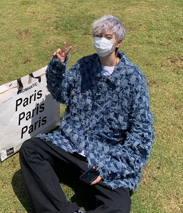 【SEOOOCOOKIE】 Laurian checkered jacket ★韓国の人気★ 240721 SBS Gayo Daejeon Summer / 240719 Stray Kids