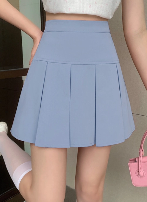 Green Gradient Multi-Pocket Denim Skirt | Yeji - ITZY