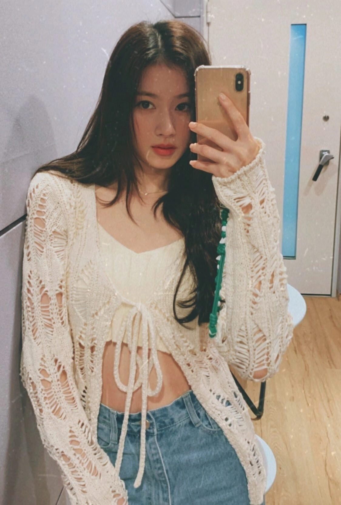 ℳ*.様 nuyuh tulle knit cardigan (ivory) nuyuh tulle knit cardigan ivory