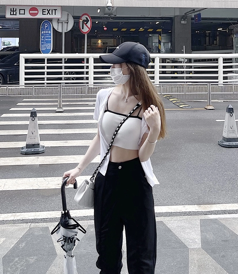 White Drawstring Pleated Pants | Yuna - ITZY - Fashion Chingu