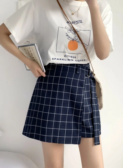 デニム・ジーパン [NICEGHOSTCLUB]DENIM PLEATS PANEL LAYERED SKIRT PANTS_BLAC ffats pleats layered skirt pants[grey] - niceghostclub