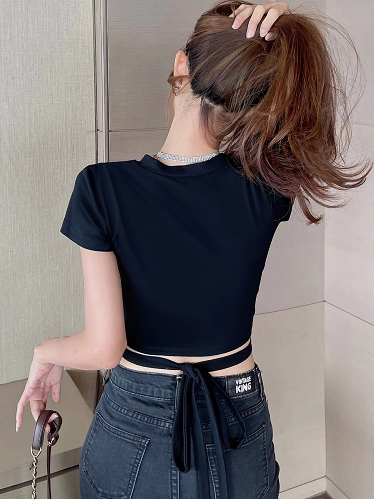 ☆fromis_9☆【THREE TO EIGHTY】☆CORSET LAYERED T-SHIR.T☆ Band t-shirt corset (jumped on the trend a couple of years