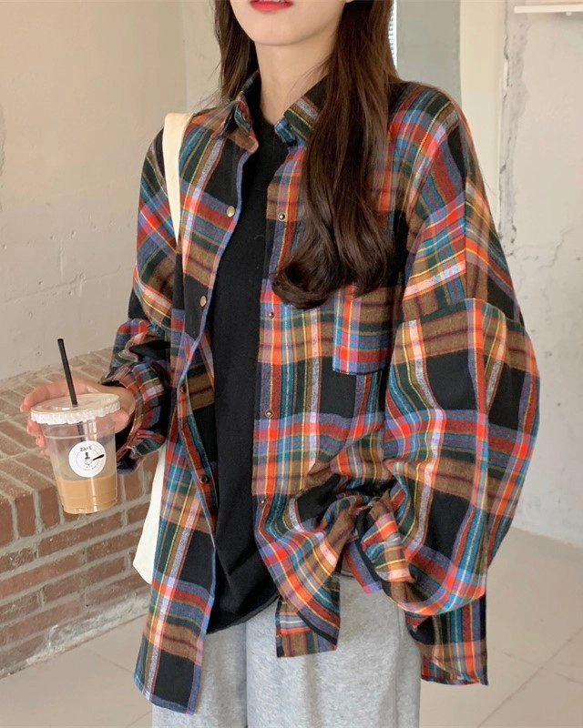 ミュージシャン FANTASTICS buddix Flannel Check Shirt Amazon.com: ZENTHACE Long Sleeve Plaid Flannel Shirt for Men