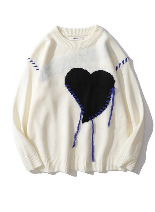 ◇BITTER CELLS◇ [Yeji PICK]Heart Balloon Sweat ShirtRed Heart Balloon Sweat Shirt-Red - 비터셀즈(bittercells)