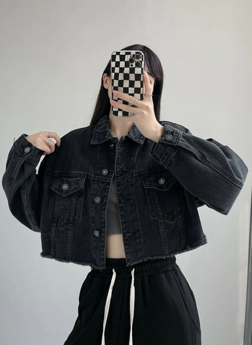 Black Zip-Up Puffer Jacket | Jennie - BlackPink - Fashion Chingu