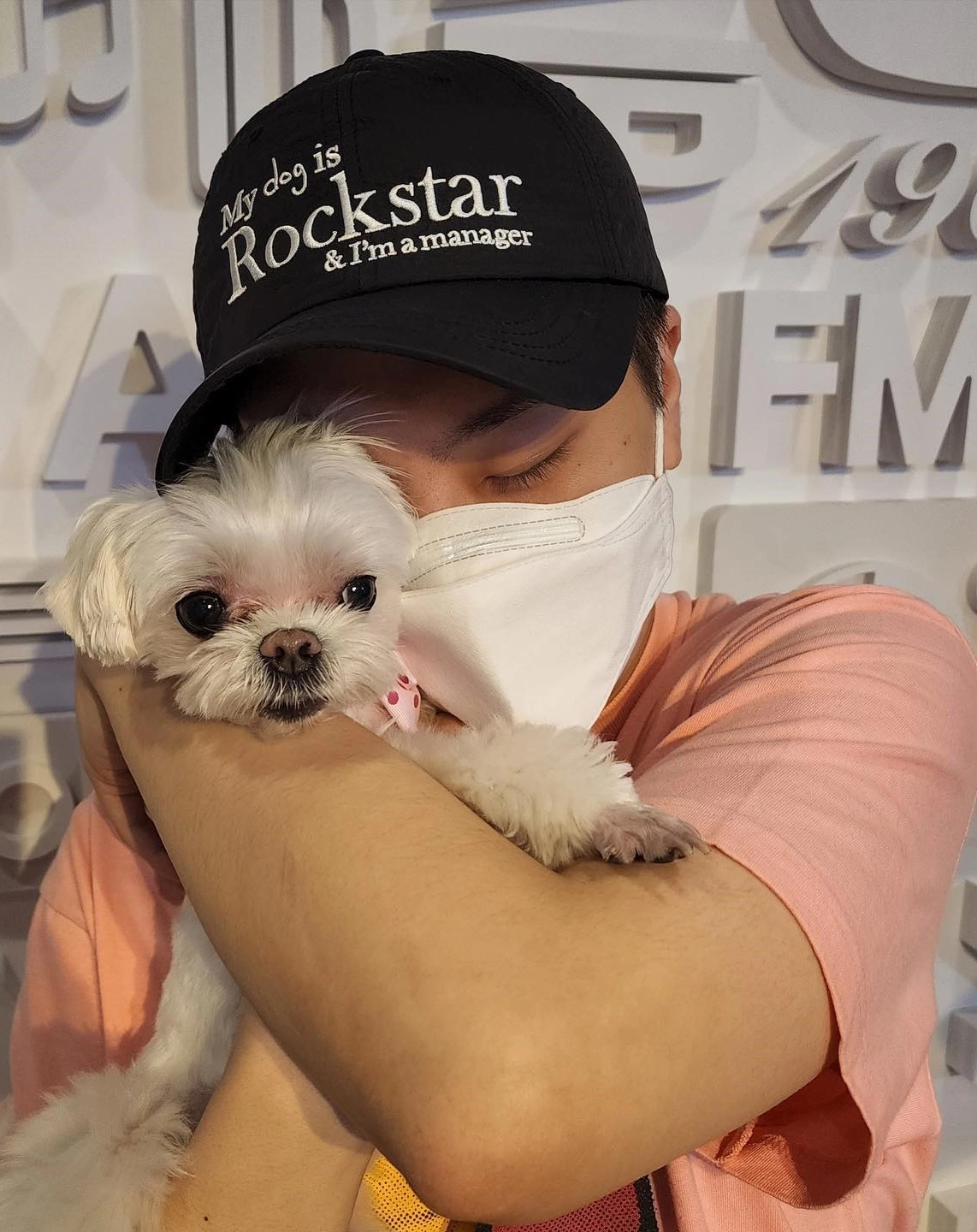 Black “Rockstar Cat” Statement Baseball Hat Youngjae GOT7