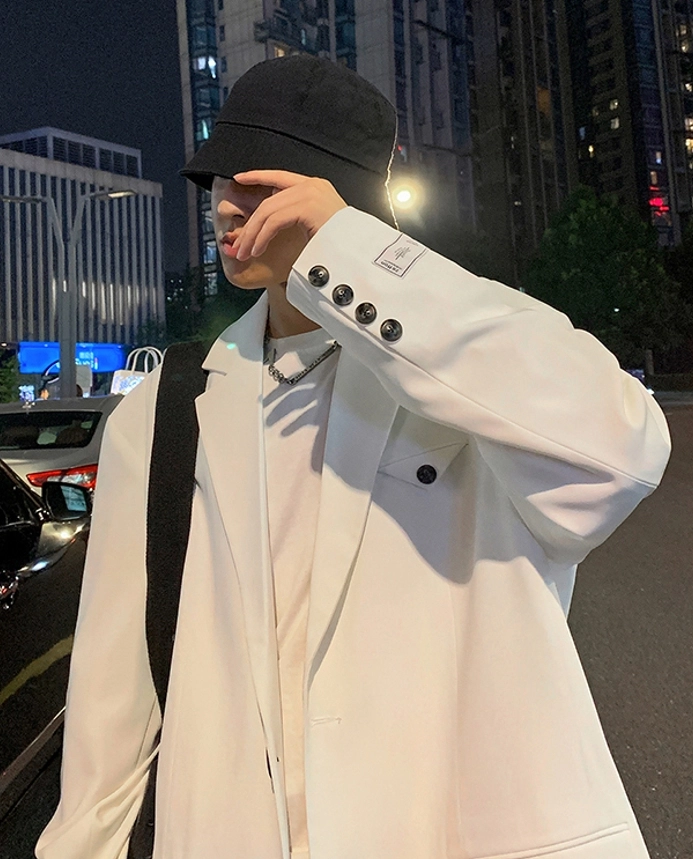 White Blazer Jacket | Wonwoo - Seventeen - Fashion Chingu