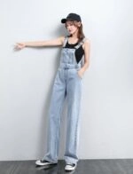 Light Blue Denim Overall Jumper | Eunwoo - Astro - Fashion