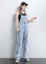 Light Blue Denim Overall Jumper | Eunwoo - Astro - Fashion