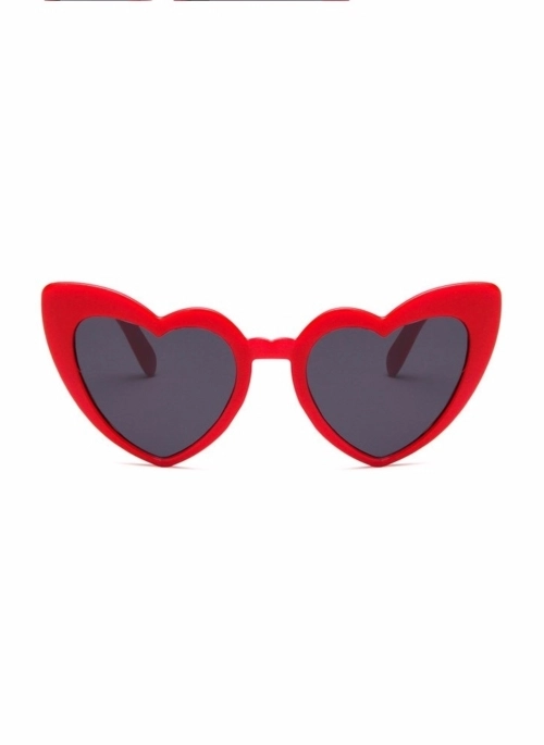 Red Large Heart Glasses | Yuqi – (G)I-DLE