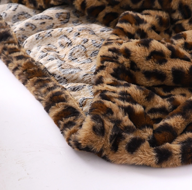 Brown Fluffy Leopard Hoodie | Jungkook - BTS - Fashion Chingu