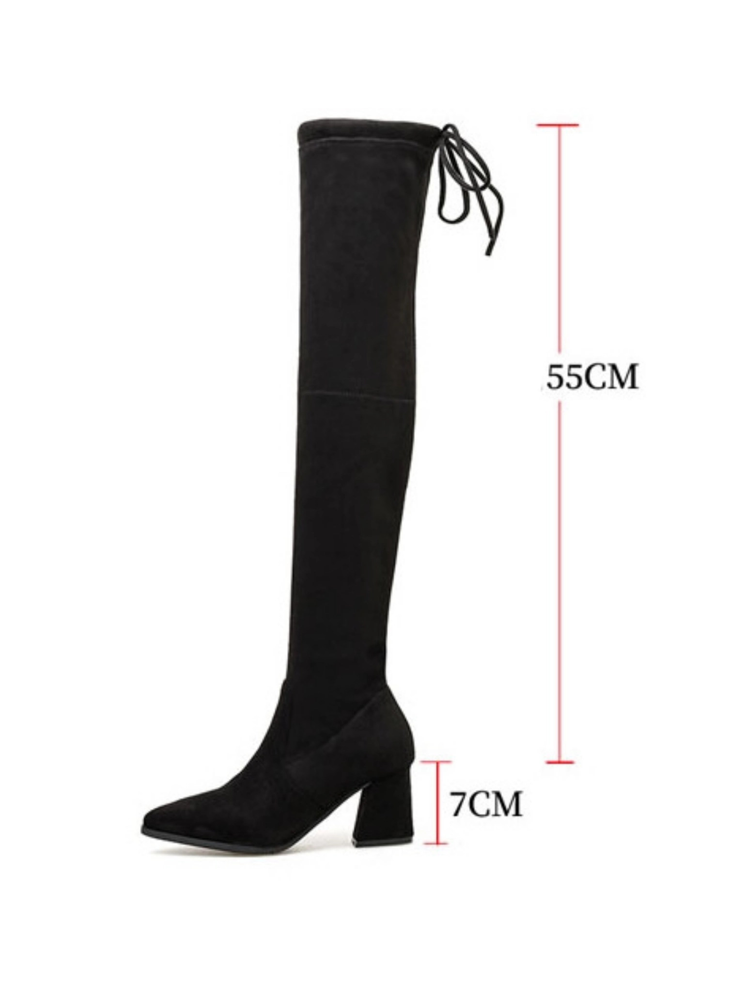Black Suede High Boots | Jennie - BlackPink - Fashion Chingu