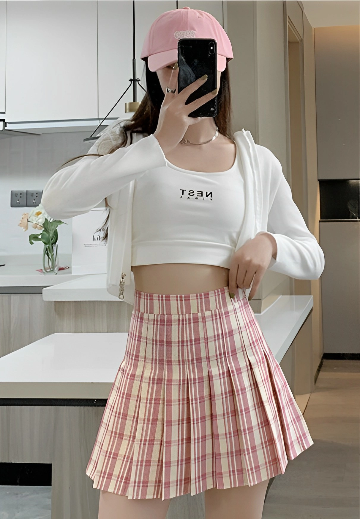 【PORTERNA】Sein check short skirt Button Front Mini Skirt – Dockers®
