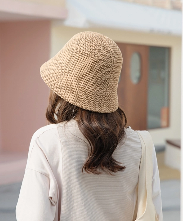 Black Casual Knitted Bucket Hat | J-Hope - BTS - Fashion Chingu