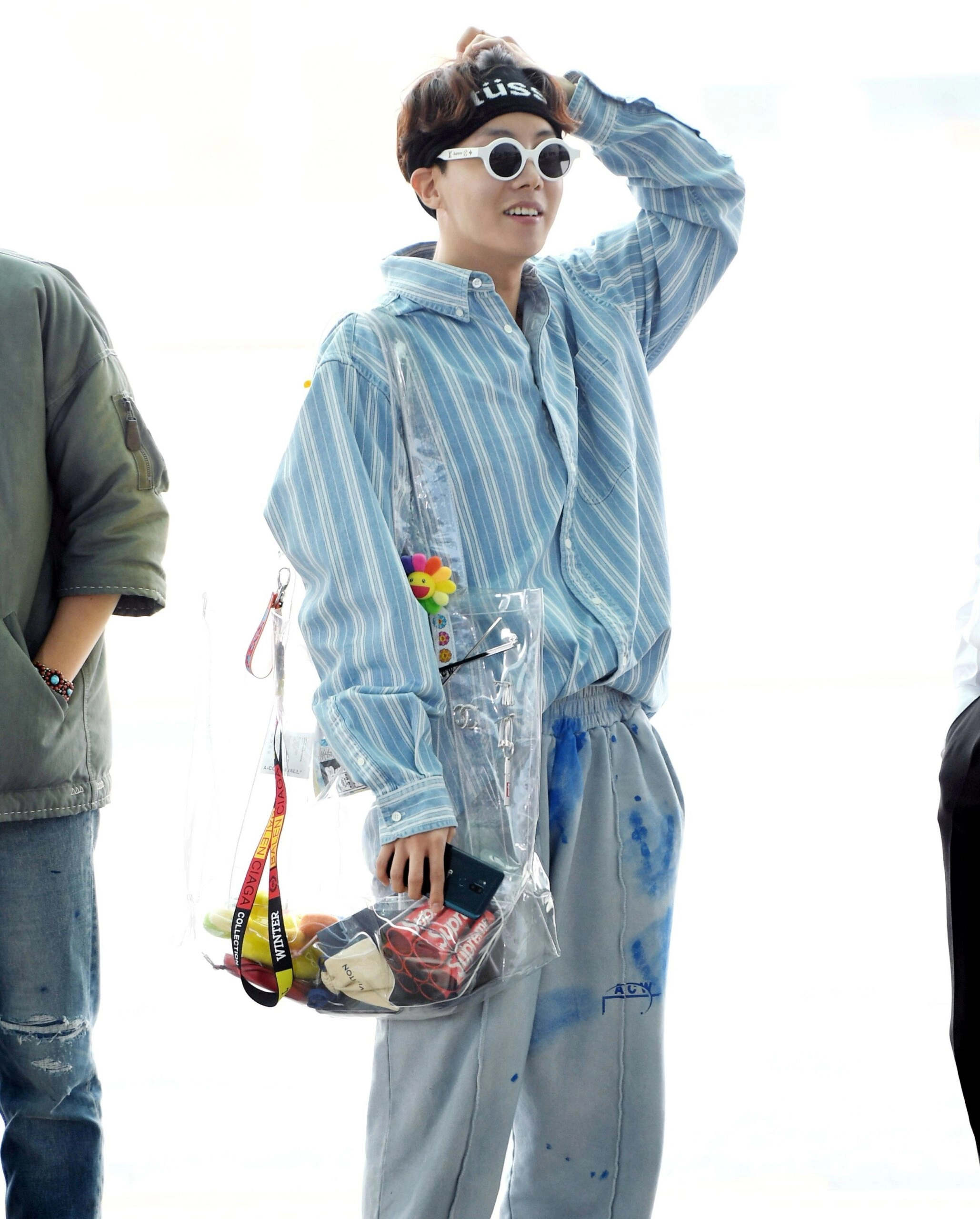Blue Striped Denim Shirt | J-Hope - BTS - Fashion Chingu