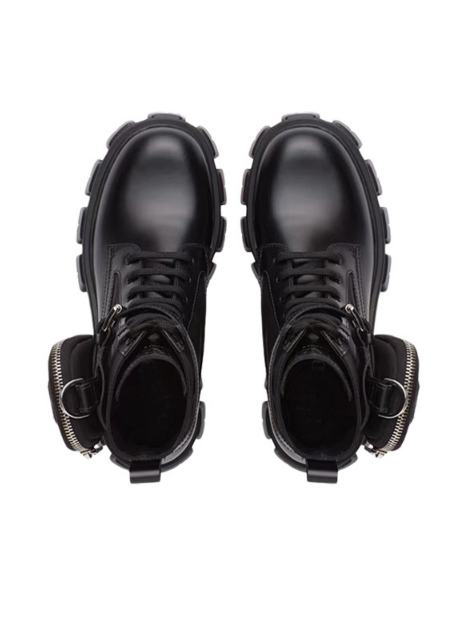 Black Combat Boots With Strap Pocket | Jimin - BTS - Fashion