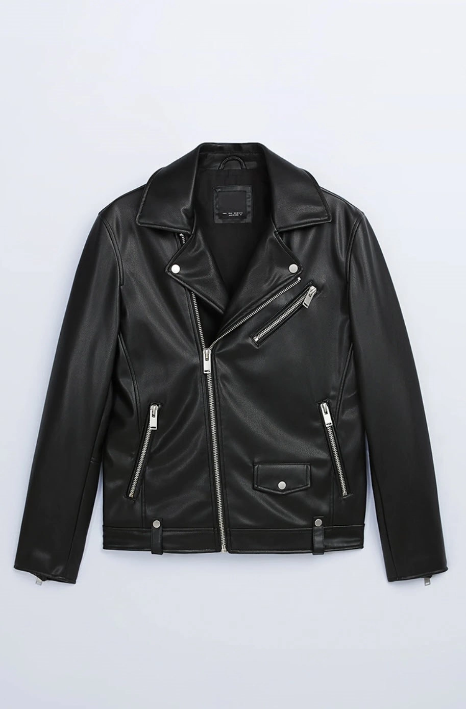 BTSJUNGKOOKピケット Black Oblique Zipper Punk Jacket | Jungkook - BTS - Fashion
