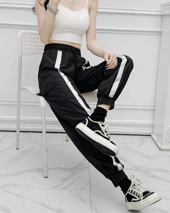 Black Urban Style Sweatpants | Rose - BlackPink - Fashion Chingu