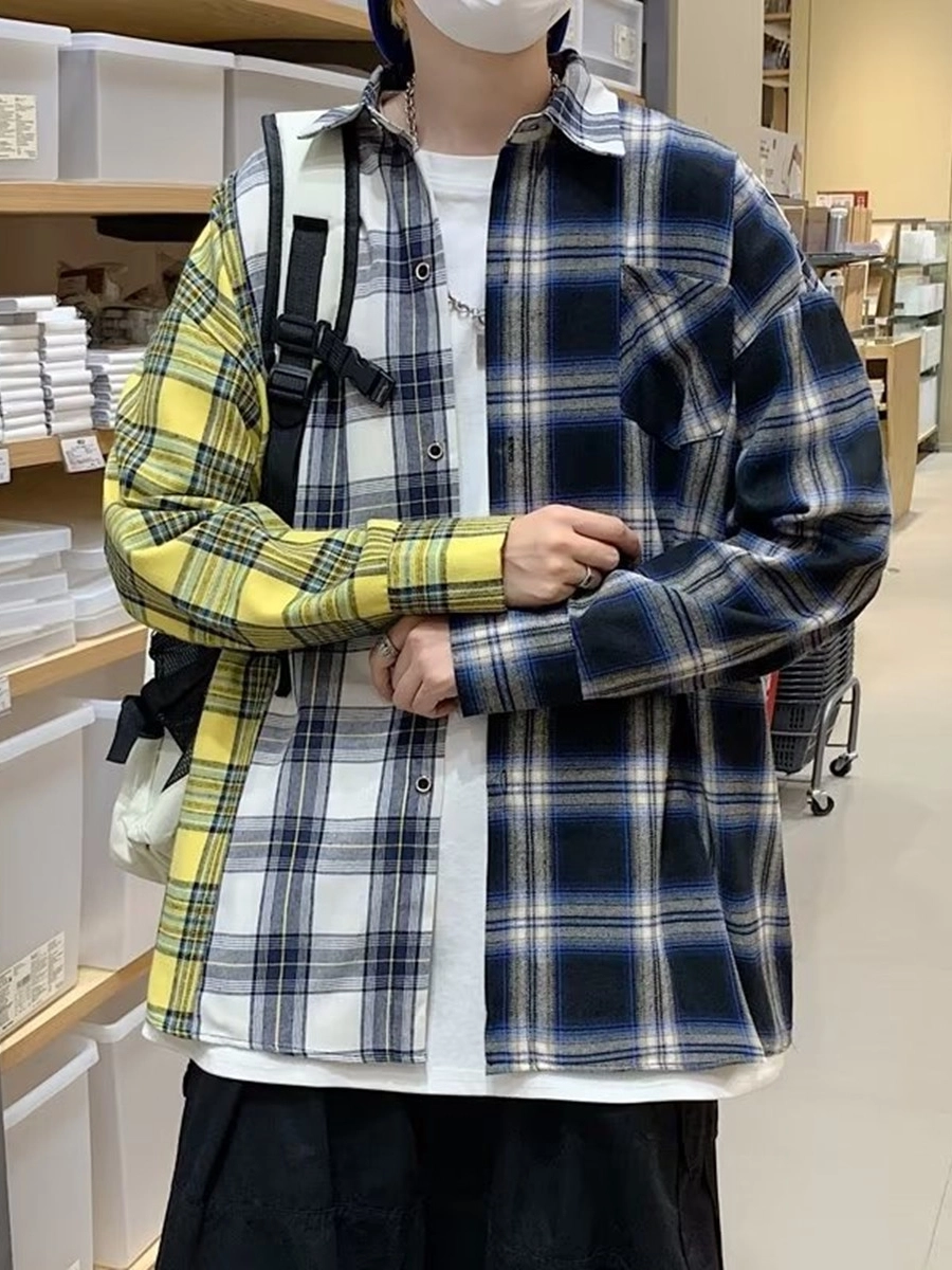 防弾少年団 BTS SUGA着用 柄シャツ メンズシャツ カジュアル bts 防弾少年団 レディースシャツ