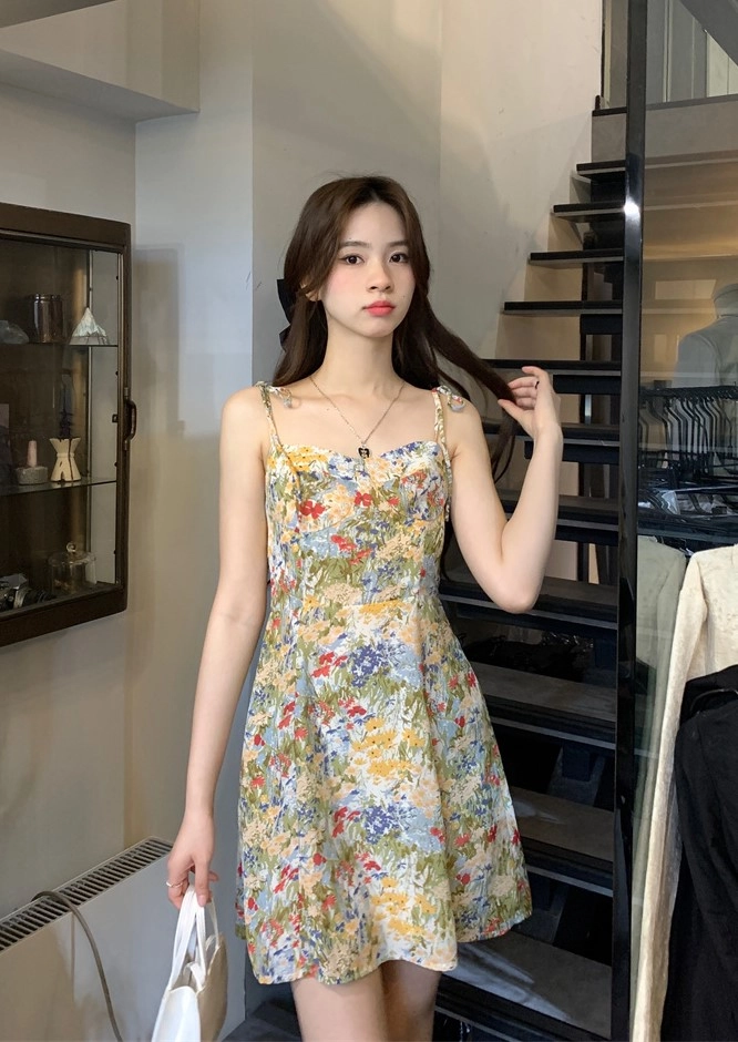 Swimcity★韓国アイドル着用★Peony flower dress SWIMCITY® 스윔시티 | [ Peony flower dress ] A long dress