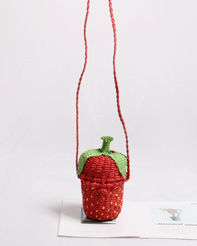 Red Strawberry Woven Bag | Taeyeon - Girls Generation