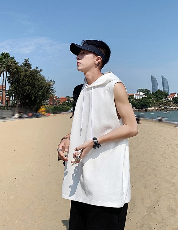 NOMANUAL☆SEVENTEENホシ着用CURVED VEST (2color) CURVED VEST - WASHED BLACK - nomanual | 60% - Asian Fashion