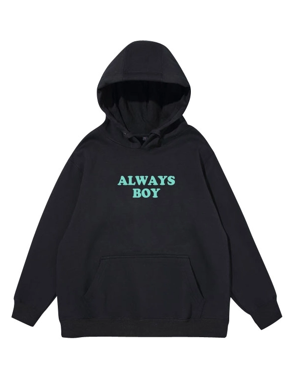 ★BTS ジェイホープ 愛用★MARKM★Always Boy Hoodi.e★パーカー Black 'Always Boy' Printed Hoodie | J-Hope - BTS - Fashion
