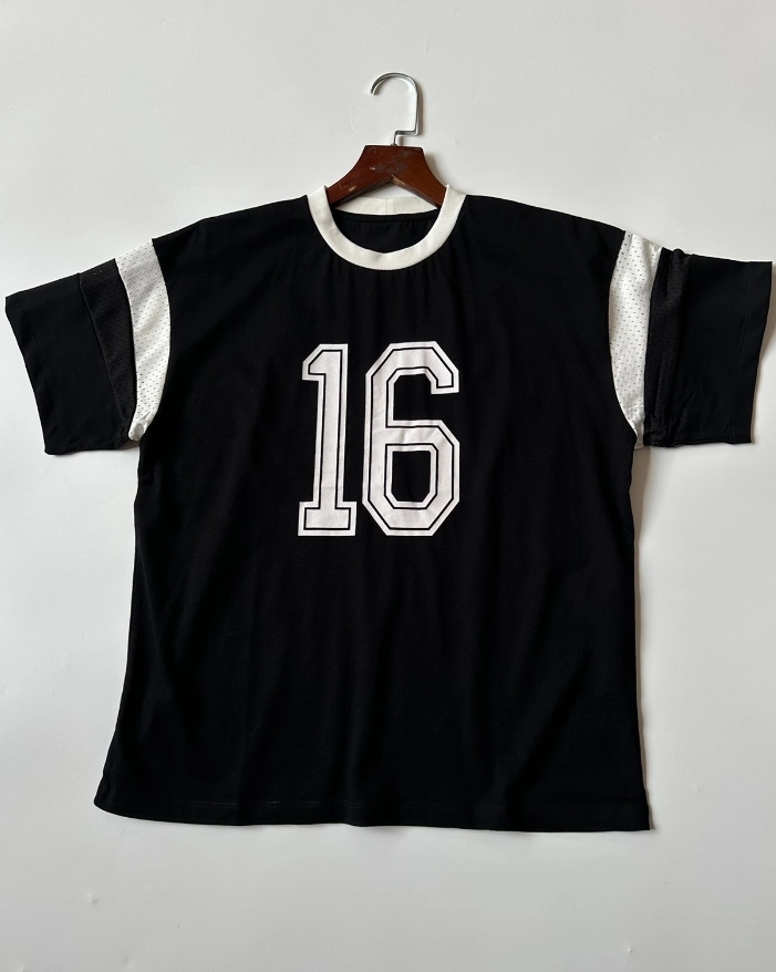 Black Number 16 T-Shirt | Sunoo - Enhypen - Fashion Chingu