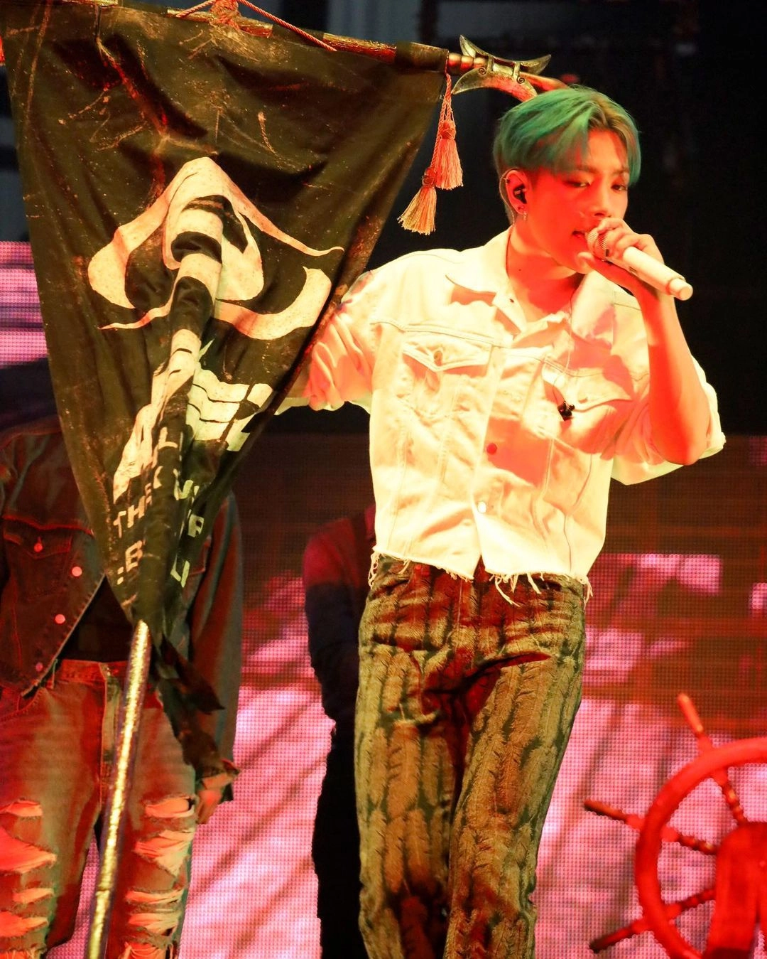 ★ATEEZ★【KIRTIMUKHA】★Patch Oriental Fabric Bucket Ha.t★ Amazon.com: ATEEZ Official Tour Merch Acid Wash Bucket Hat