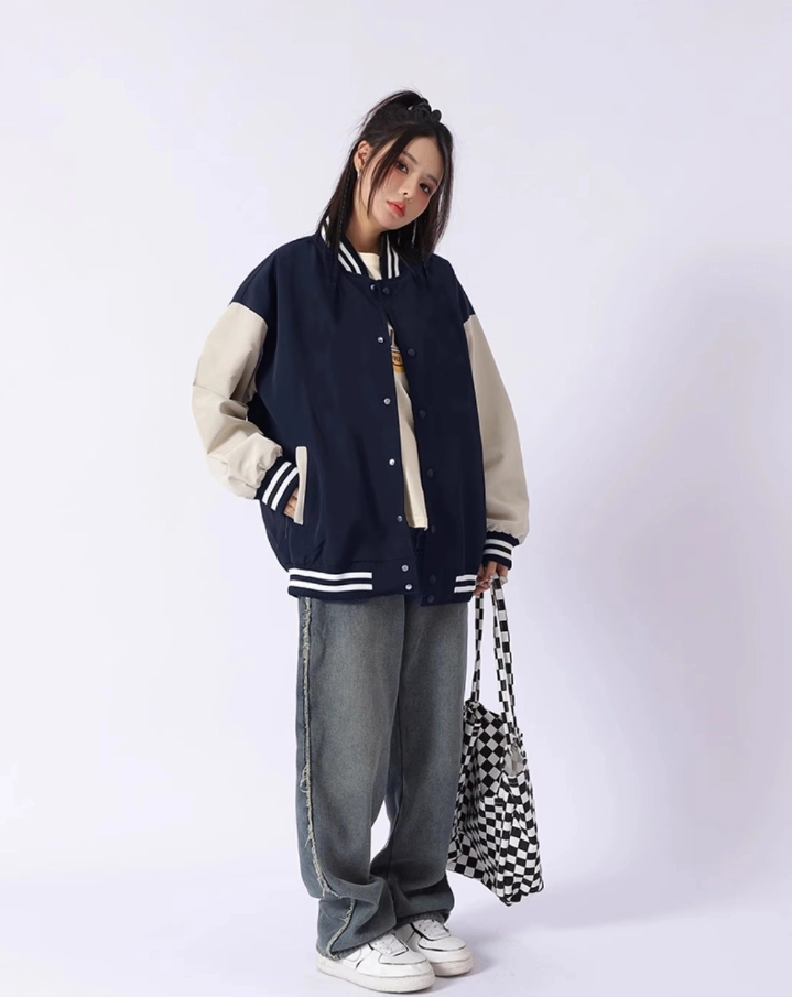 ★韓国人気★BADBLOOD★Panda Varsity Jacket MUSINSA | BADBLOOD Panda Varsity Jacket - Black/Cream