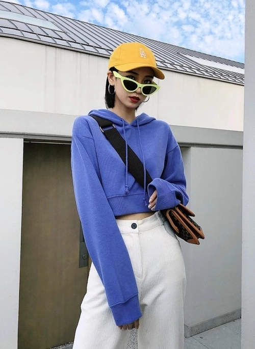 White “Take The Blame” Print Hoodie | Ji Eun-Tak -Goblin