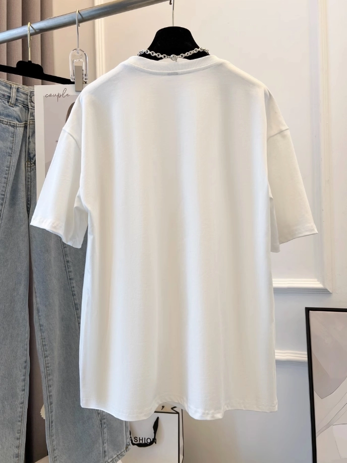 White Scenery Print T-Shirt | Taehyung - BTS - Fashion Chingu