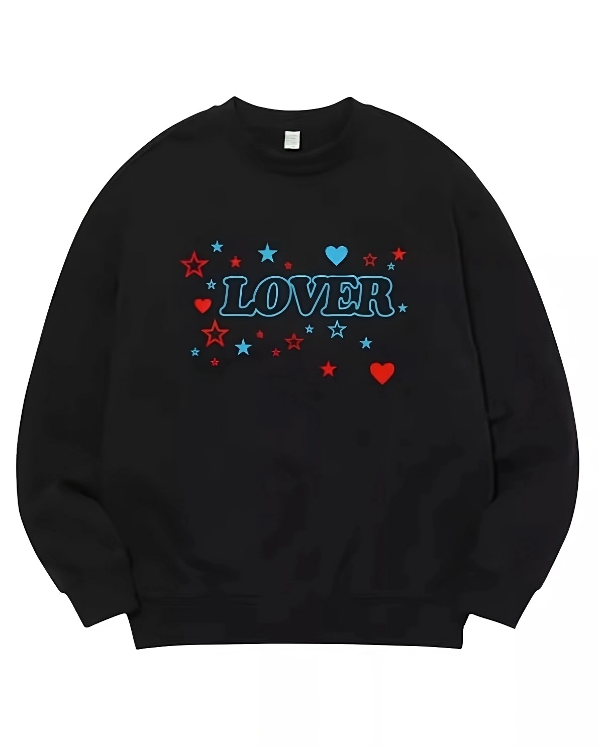White Lover Print Sweatshirt | Suho - EXO - Fashion Chingu