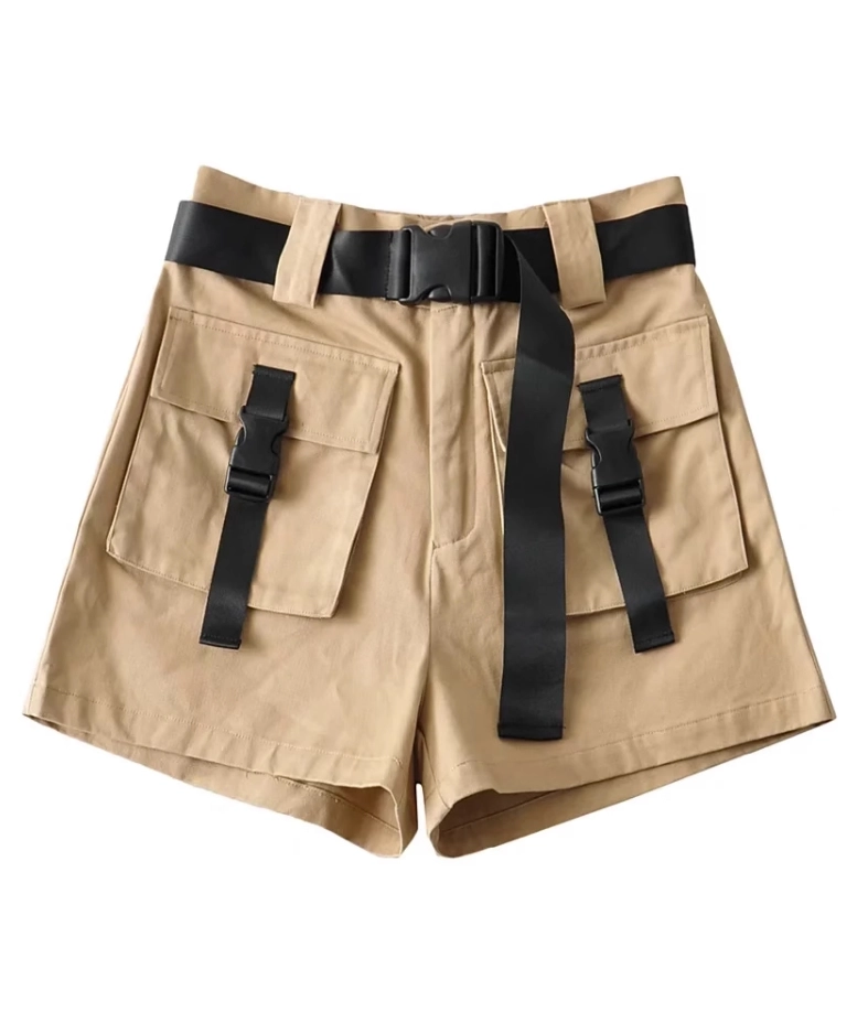 Black Buckle Shorts | Heejin - Loona - Fashion Chingu