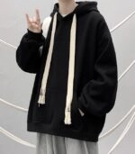 関税込★BTS 着用★D.PRIQUE★06 Oversized Hoodie Black★ 関税込☆BTS 着用☆D.PRIQUE☆06 Oversized Hoodie Black