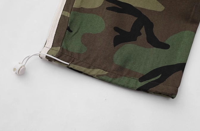 Green Camouflage Lined Cargo Pants | Hongjoong - ATEEZ