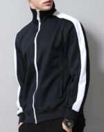 bts グク フラッグ Black Zip Up Casual Jacket | Jungkook - BTS - Fashion Chingu