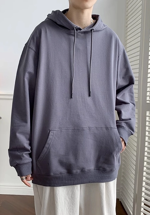Grey Drawstring Hoodie | Jungkook - BTS - Fashion Chingu