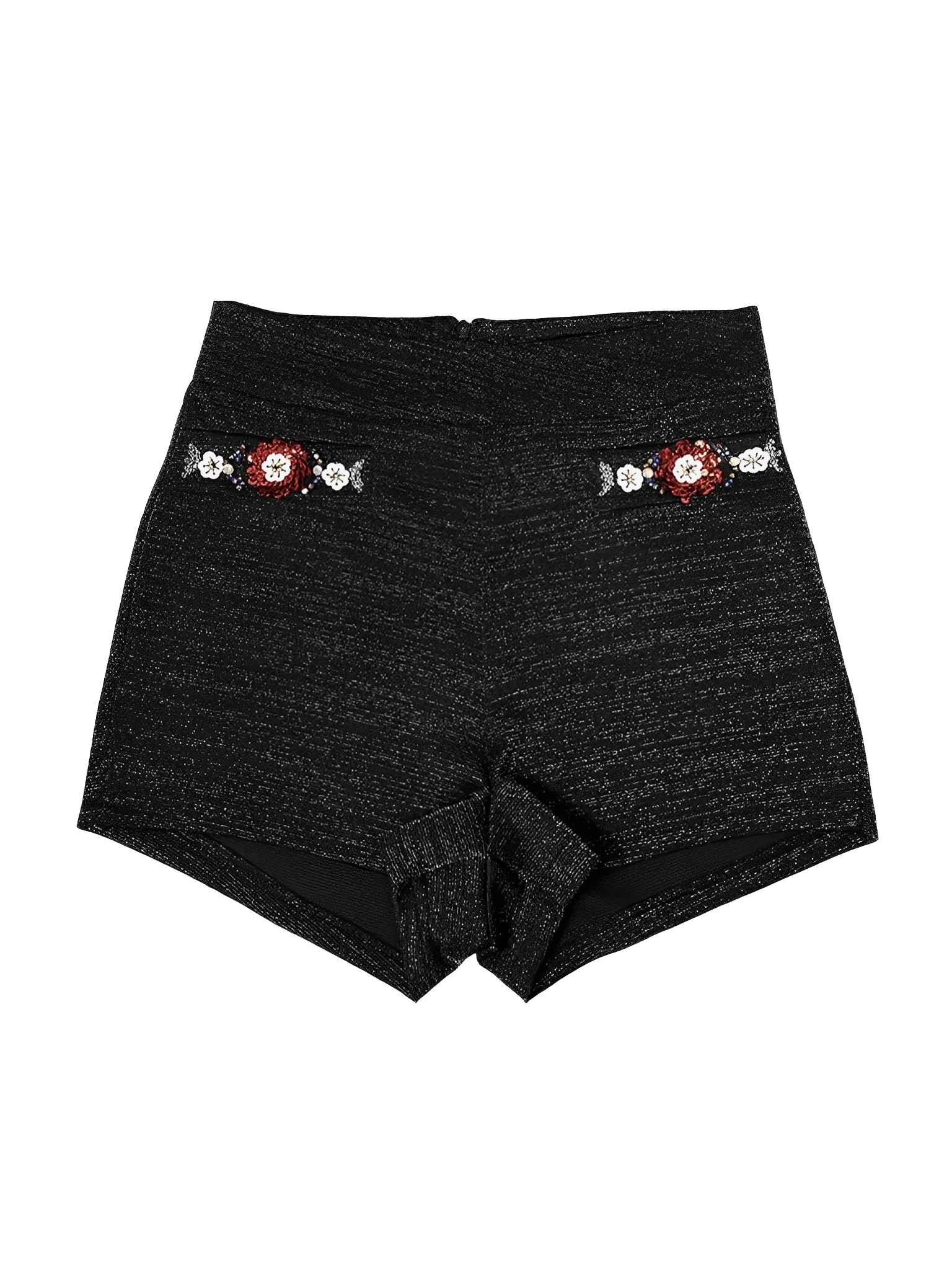 【韓国人気★RECTO】WRAP BANDING SHORTS ブラック ブラック（黒）系 RECTO(レクト) ショートパンツ(レディース