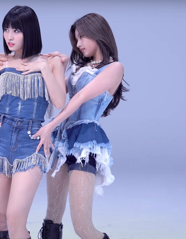 Denim Outfit Kpop Twice Outfits Fashion Boys Hip Hop Performance